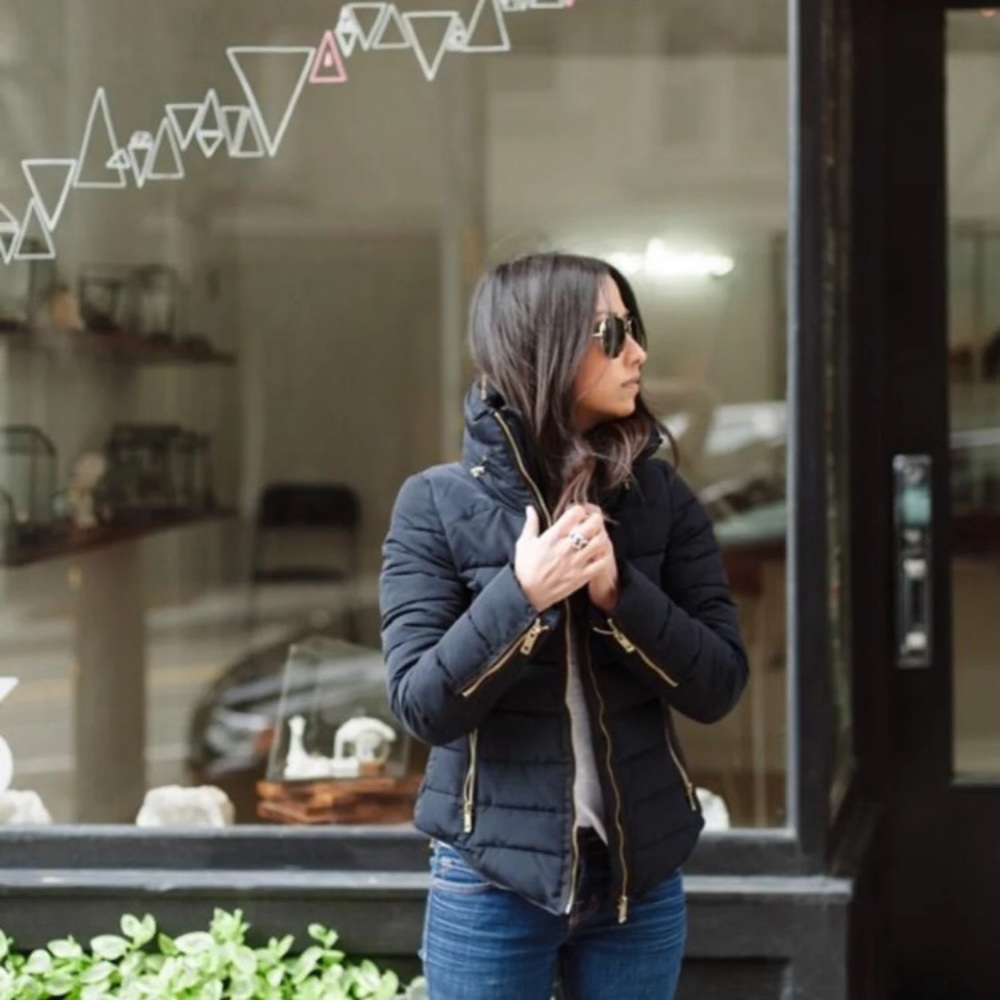 Womens zara quilted jacket size S